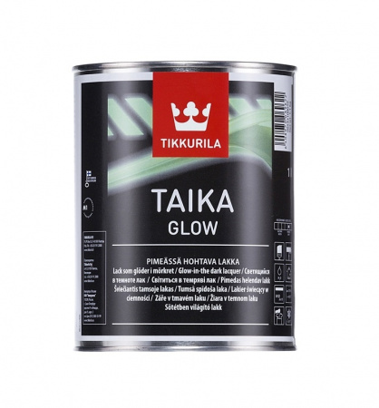 Святящийся в темноте лак Taika Glow Tikkurila 1 л